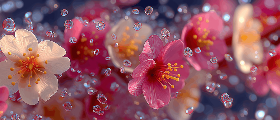 Floral Droplets puzzle preview